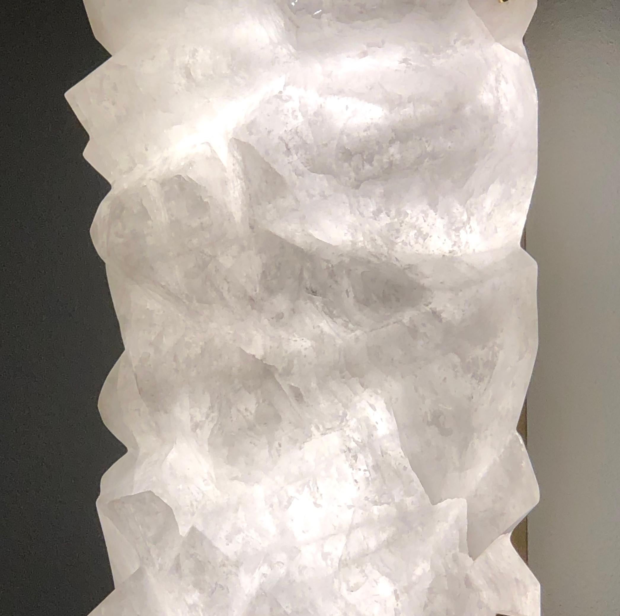 Apliques multifacéticos de cristal de roca by Phoenix en Excelente estado para la venta en New York, NY