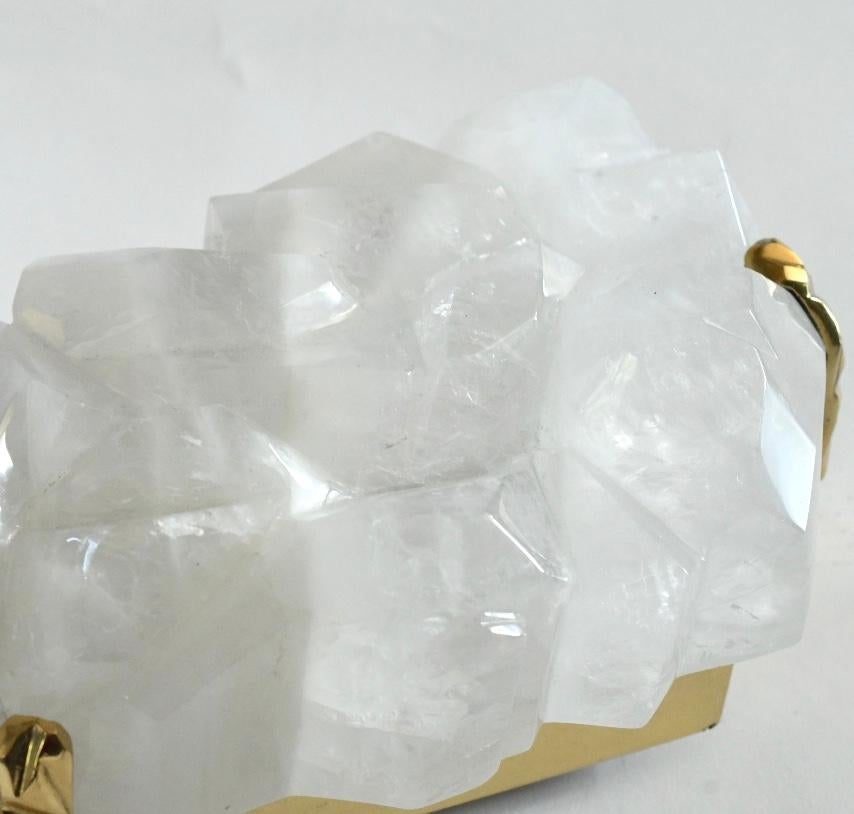 Apliques multifacéticos de cristal de roca by Phoenix Cristal de roca en venta