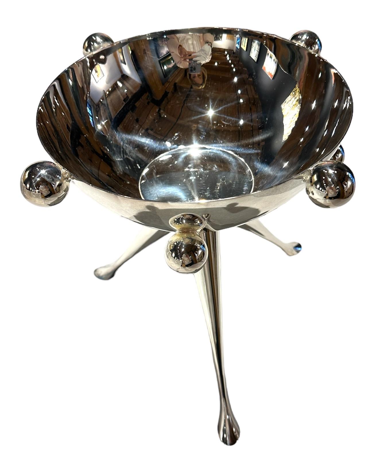 Italian Multifunctional Silver Vessel, Sculptural Object by Raju Peddada - 