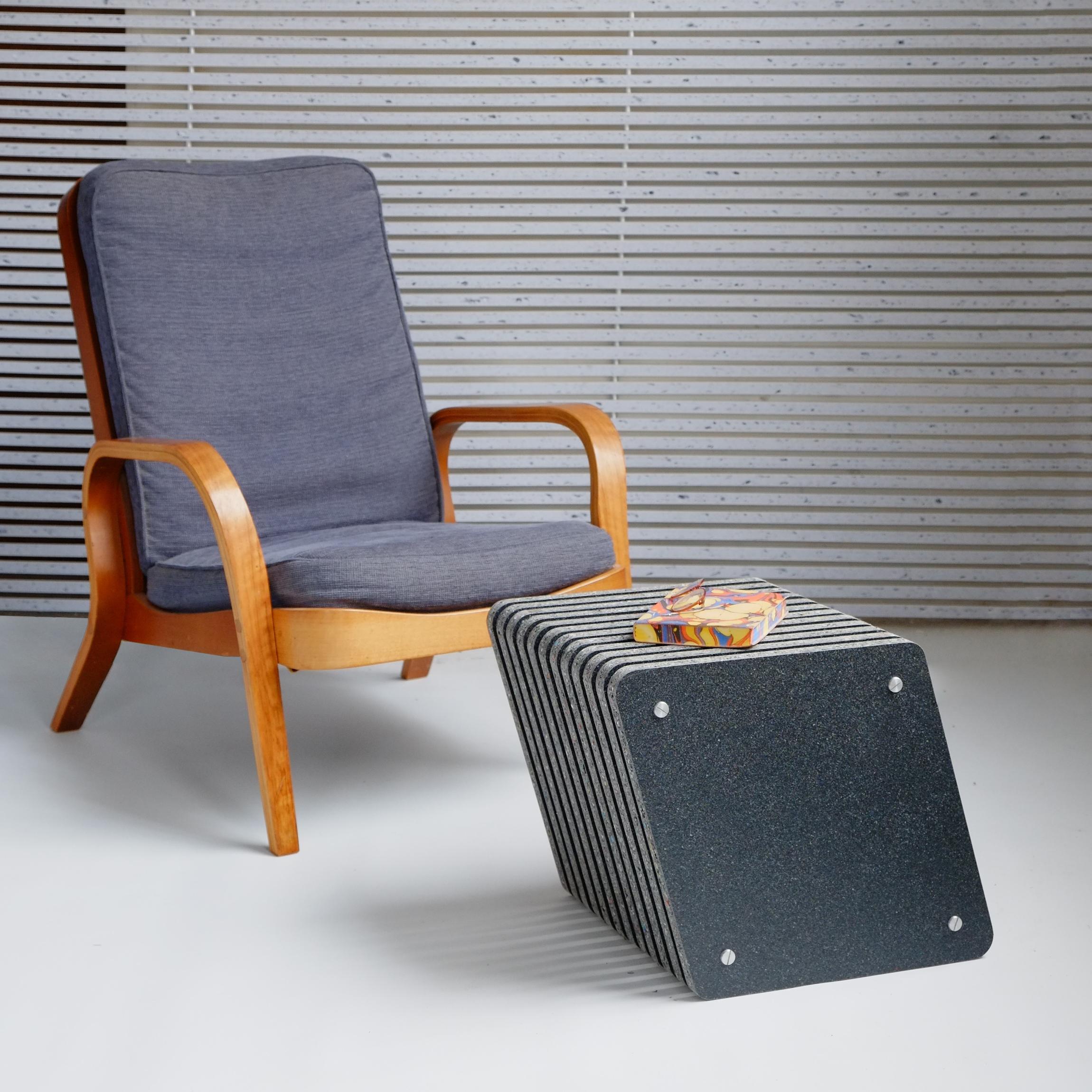 Inside / Outside Jää Cube Side Table / Seat - Recycled Plastic - Pair Available For Sale 2