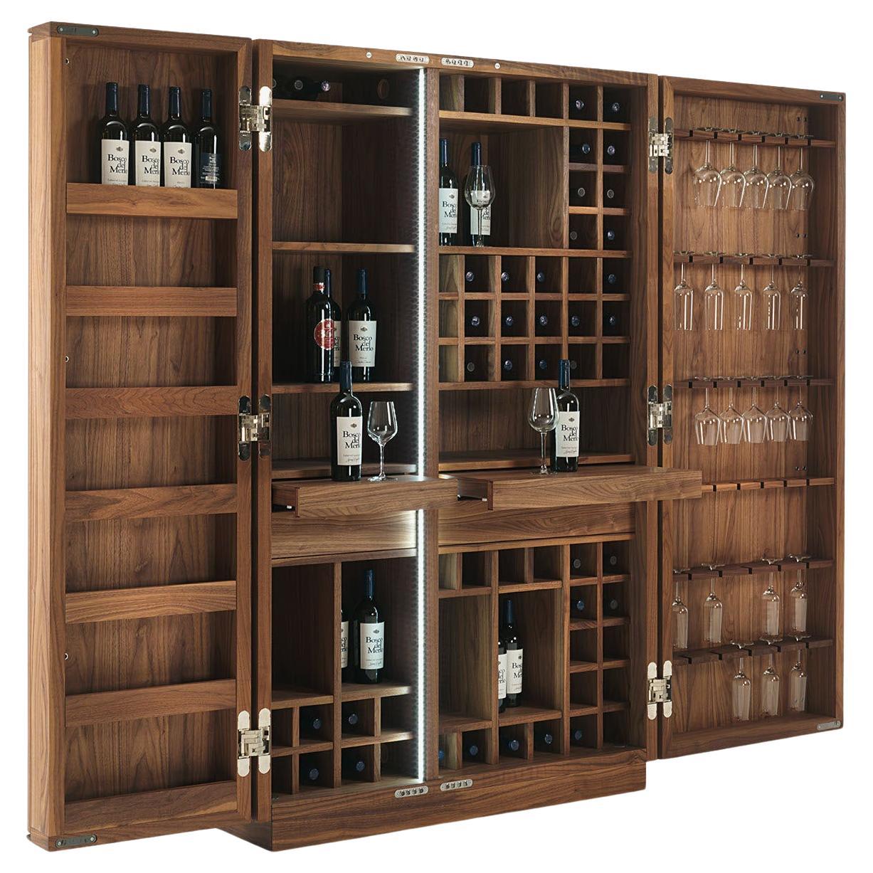 Multifunctional storage cabinet Riva 1920 Cambusa Wine - Walnut