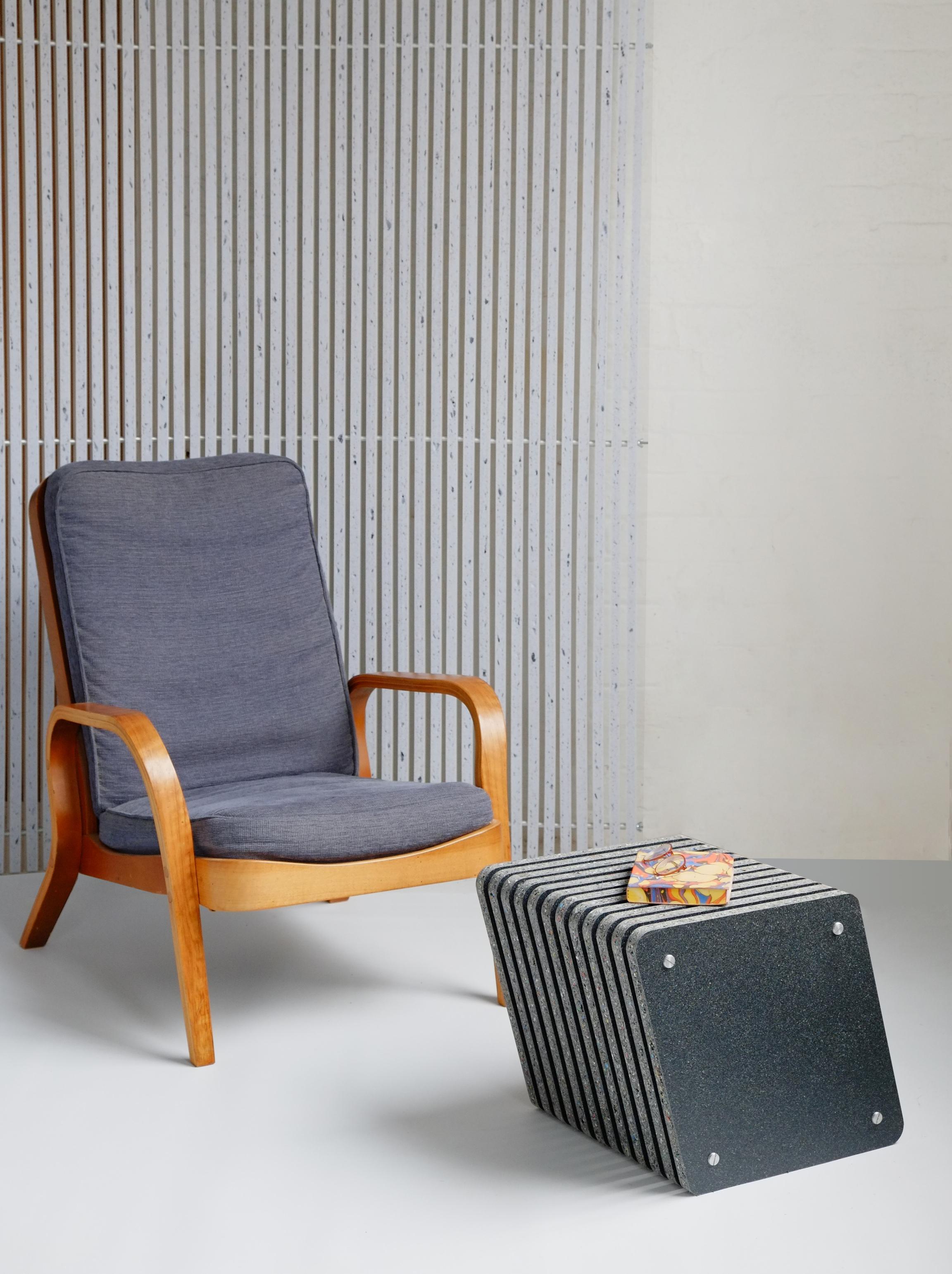 Inside / Outside Jää Cube Side Table / Seat - Recycled Plastic - Pair Available For Sale 3
