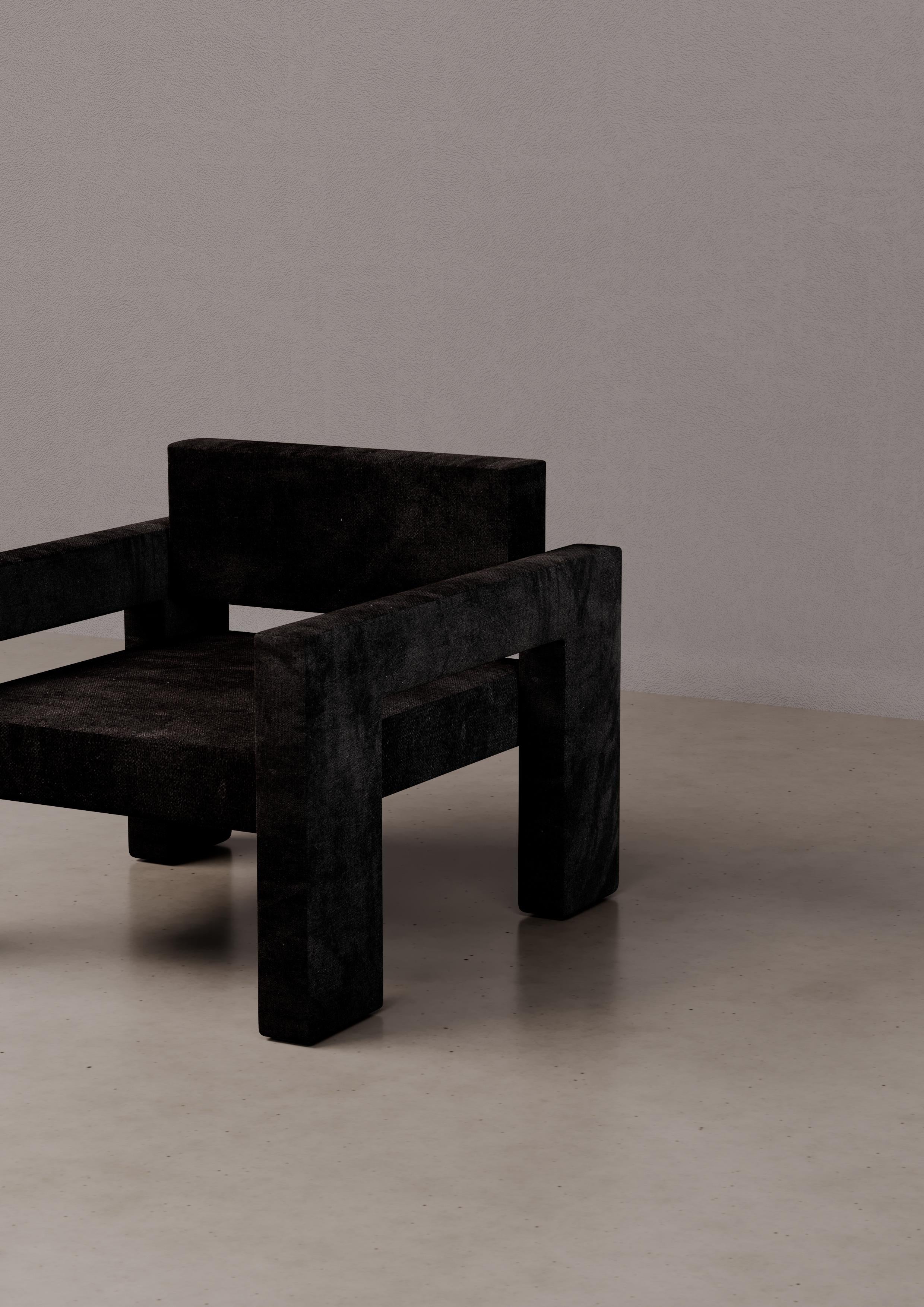 Mehrschichtiger und gepolsterter Regolo-Sessel von Dainelli Studio Atelier A (Postmoderne) im Angebot