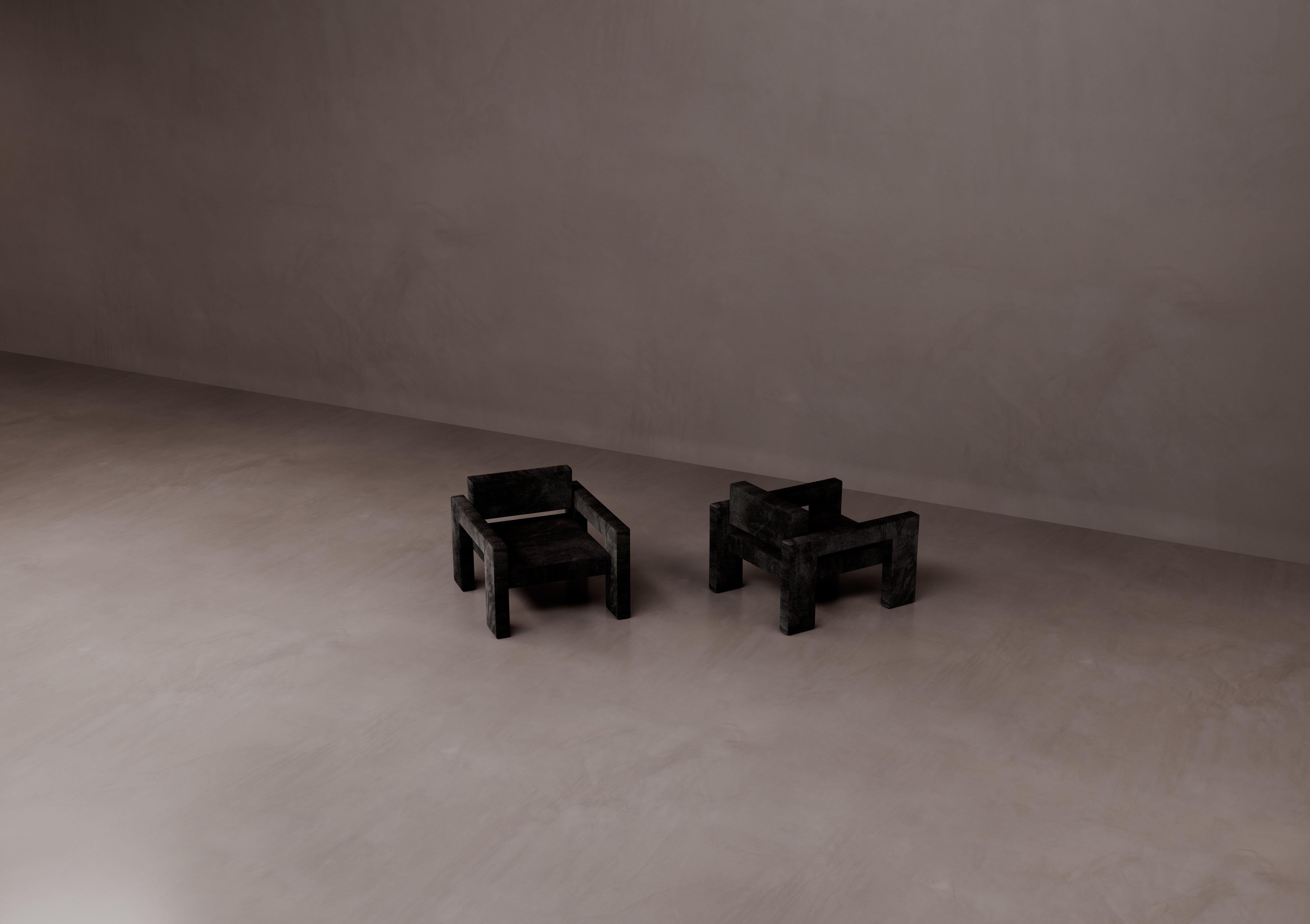 Mehrschichtiger und gepolsterter Regolo-Sessel von Dainelli Studio Atelier A (21. Jahrhundert und zeitgenössisch) im Angebot