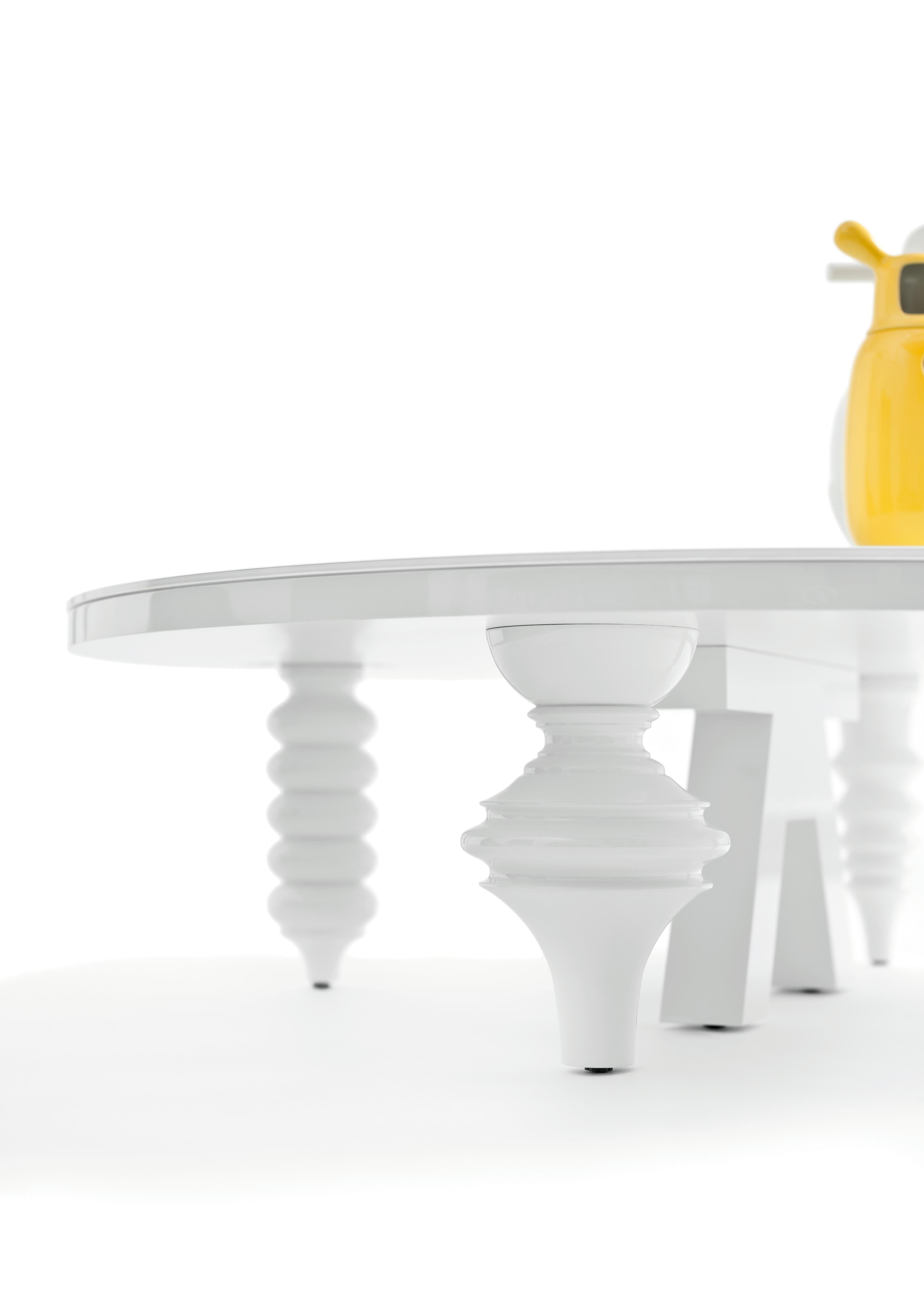Moderne Table basse ronde contemporaine modèle 