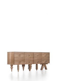 Multileg Walnut Cabinet by Jaime Hayon for BD Barcelona Design