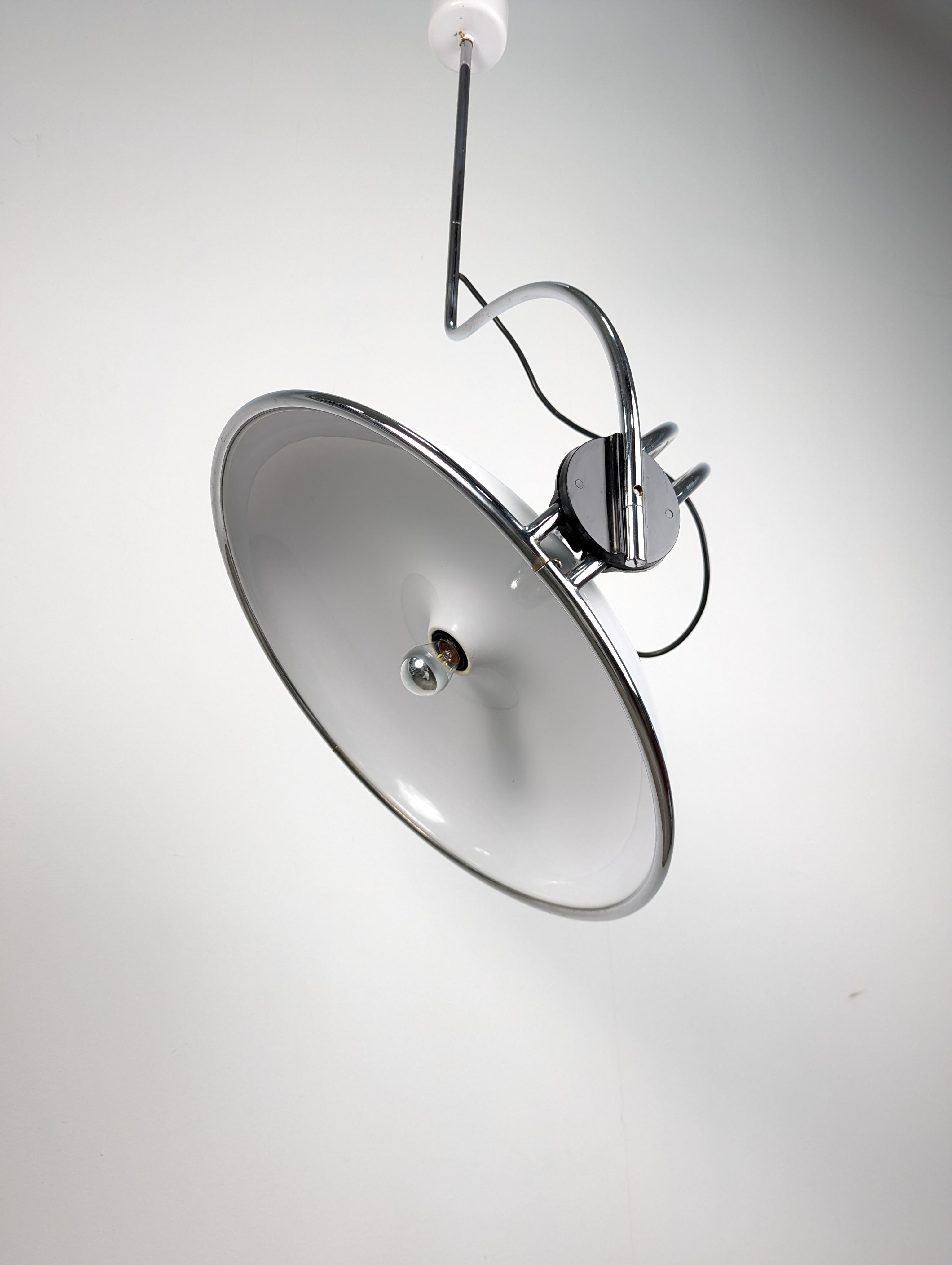 Multipla Lampe von De Pas D'urbino & Lomazzi für Stilnovo 1970er Jahre (Metall) im Angebot