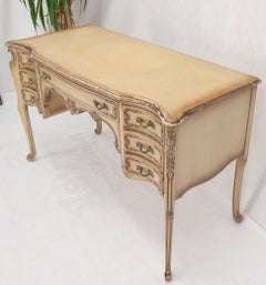 Multiple Drawers French Provincial Shabby Chic Style Desk or Vanity