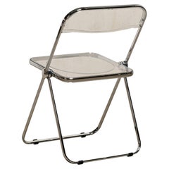 Chaise pliante Plia de Giancarlo Piretti en Lucite et chrome pour Castelli, Italie