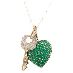 Collana con diamanti multipli in oro