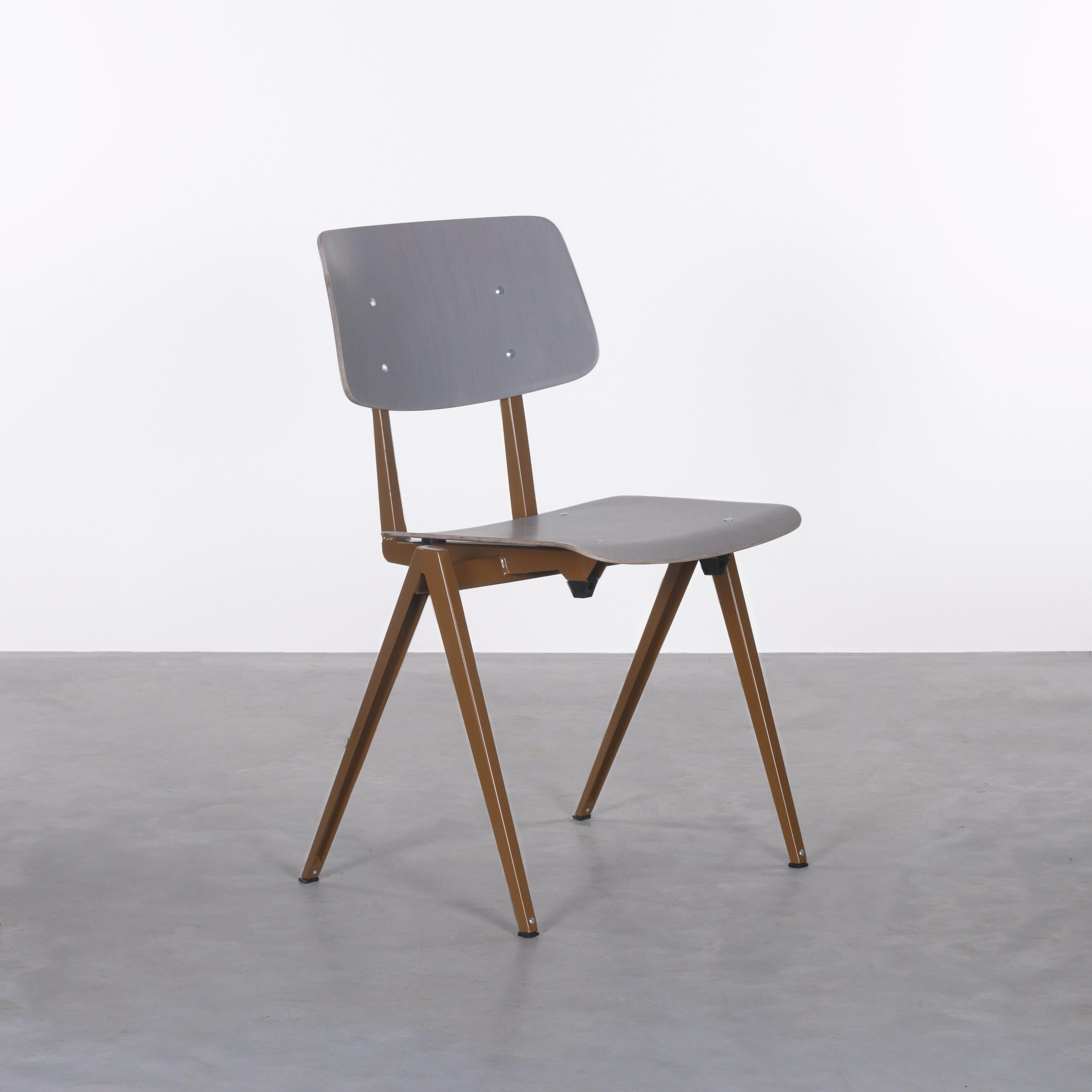 Multiple Industrial Galvanitas S21 stackable Dining Chairs, Netherlands