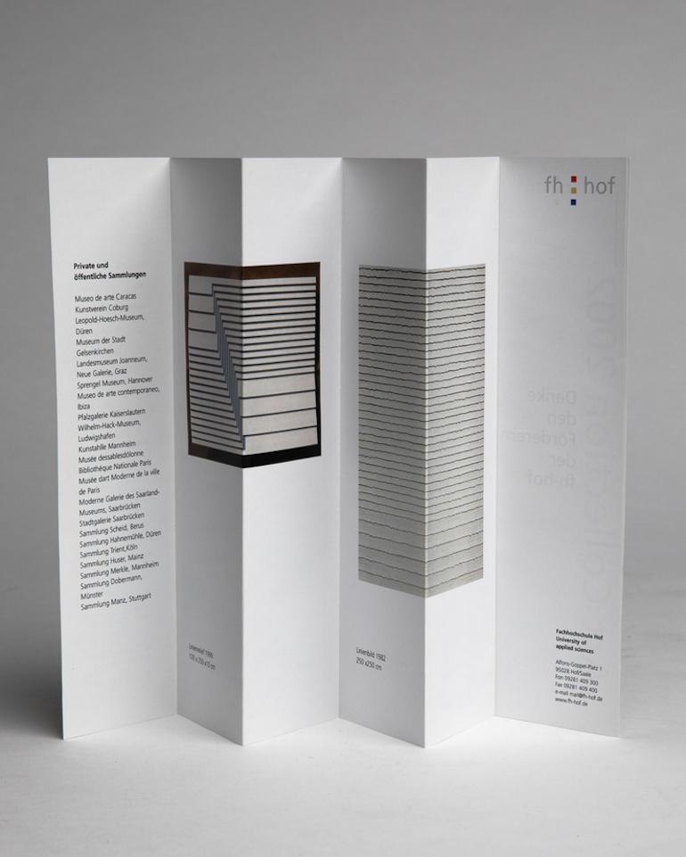 Minimalist Multiple Linienplastik by German Artist Leo Erb For Sale
