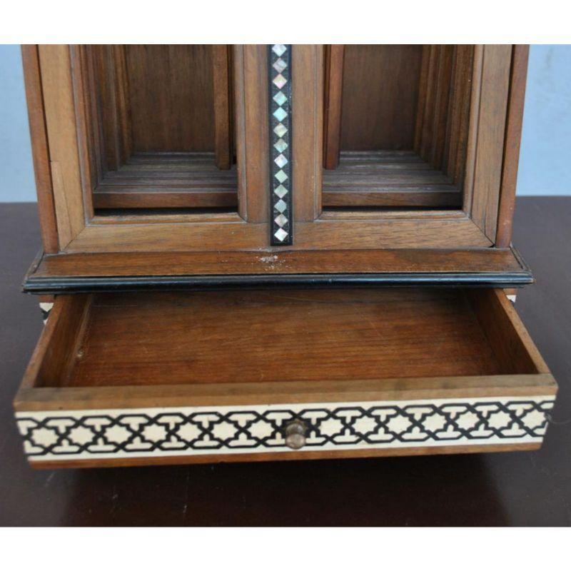 Multiple Wooden Photo Frames and Inlays Early 20th Century Oriental Style For Sale 2