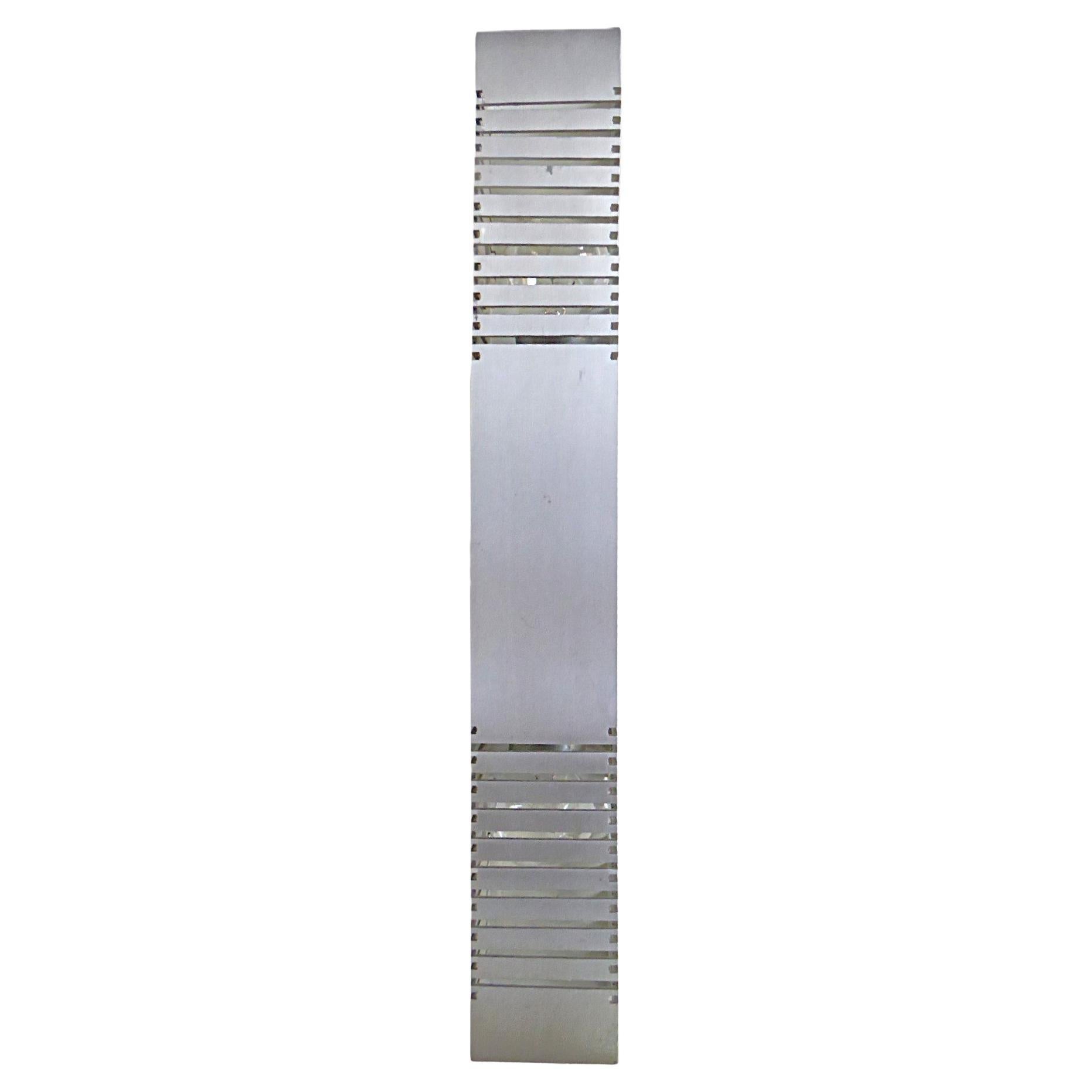 Multiples 1960s Minimalist Space Modern Aluminum European Sconces - 3 available
