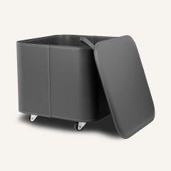 PUFFO Multipurpose Sitting Pouf by Limac Design in Regenerated Leather