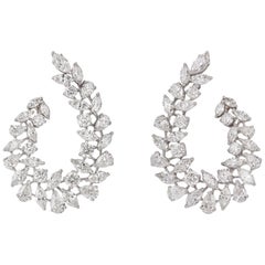 Multishape Diamond Swirl Earring