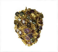 Multi-Stone Brooch