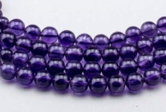 Multistrand Amethyst Beaded Necklace