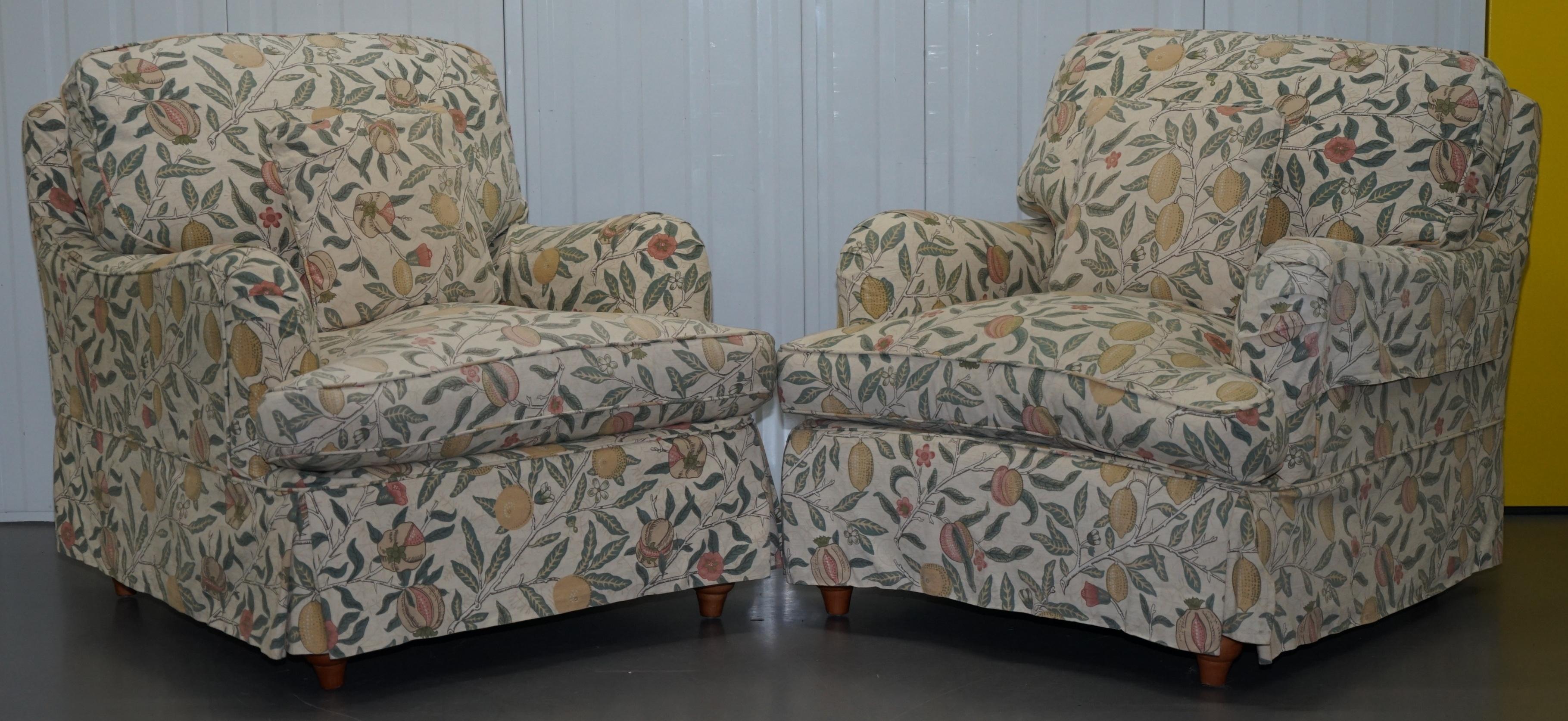 Multiyork Howard Sofa and Pair of Armchairs Suite Floral Upholstery 3