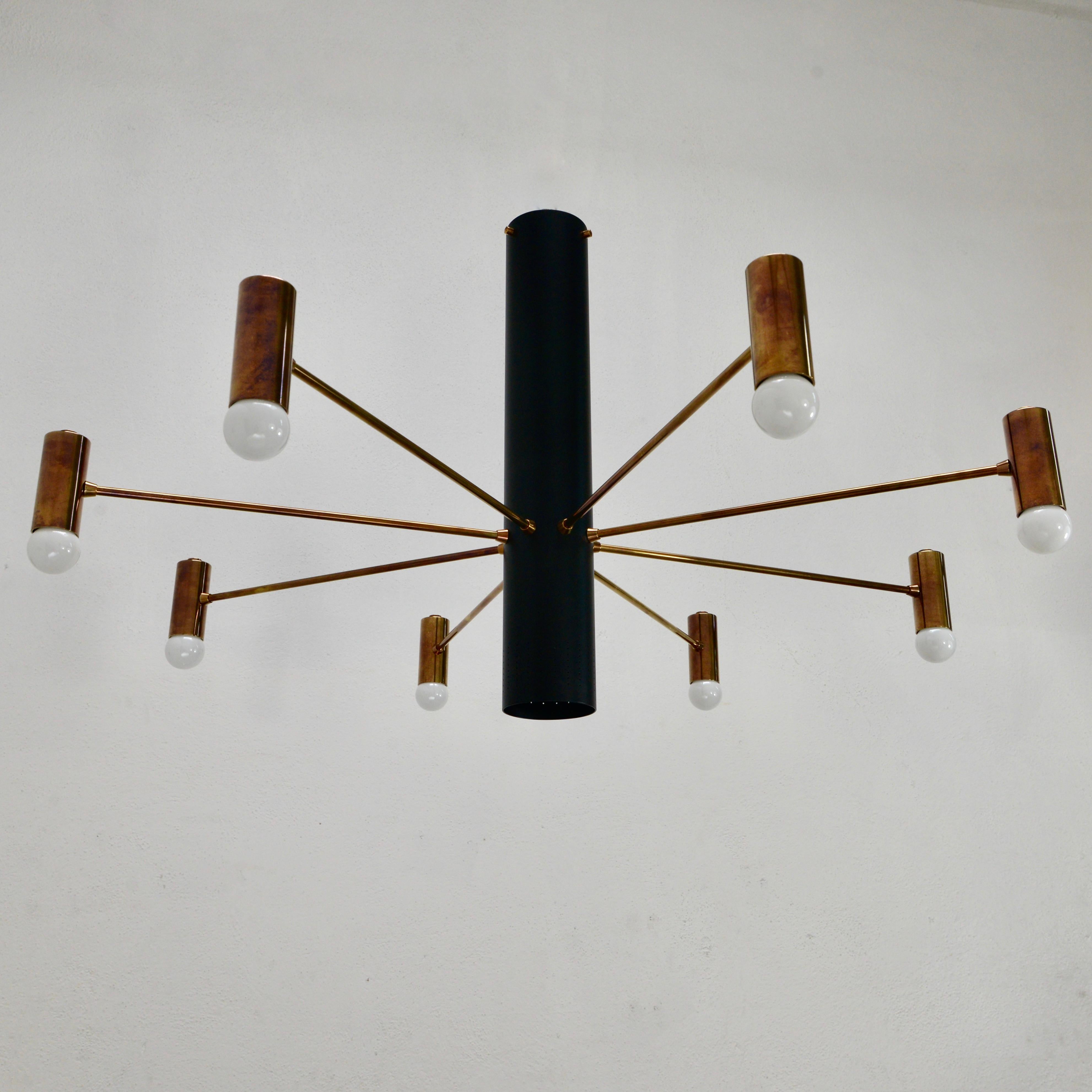 Mid-Century Modern MoLUno Chandelier For Sale