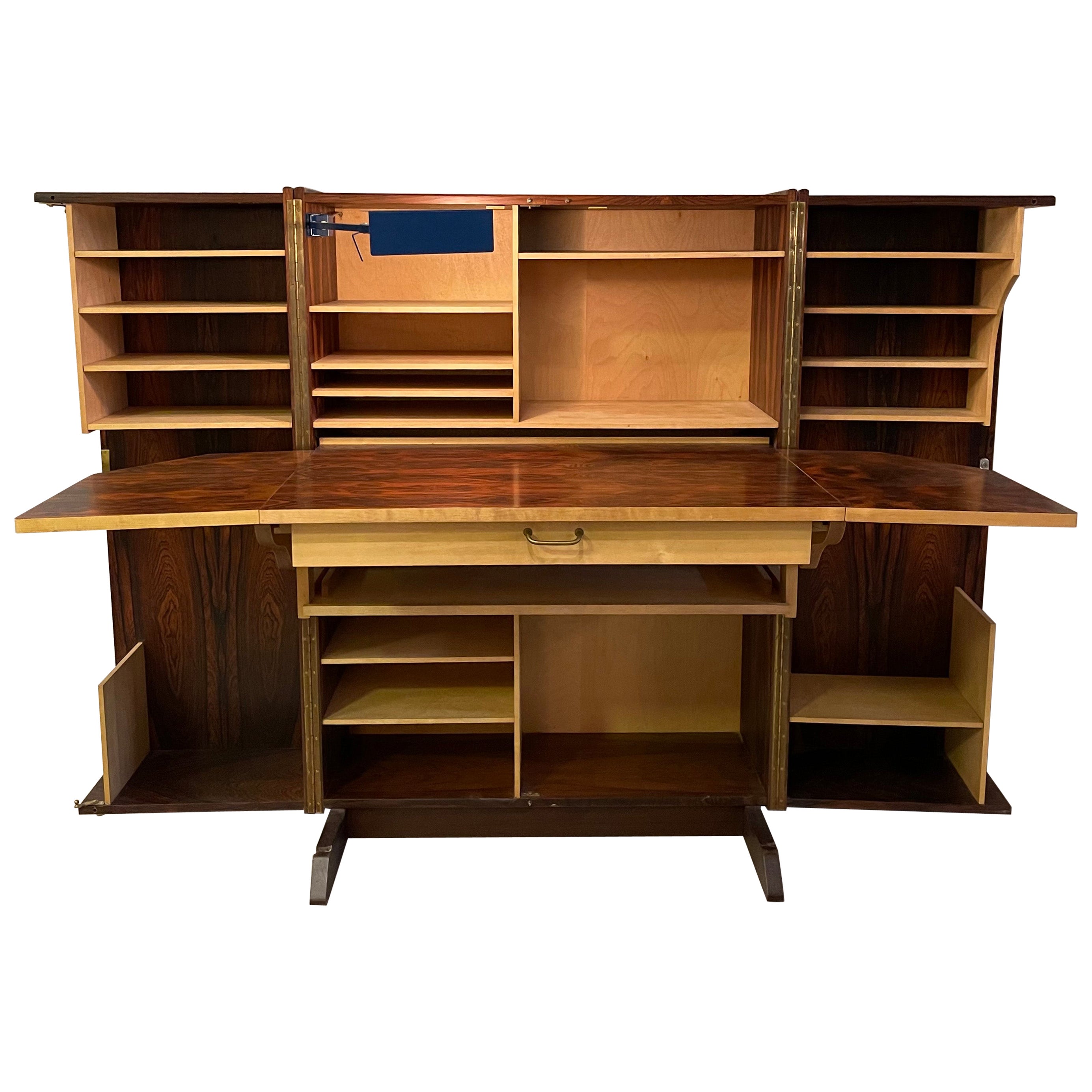 Mummenthaler and Meier Rosewood "Magic Box" Hideaway Desk