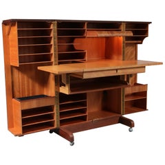 Mummenthaler & Meier "Magic Box" Foldable Desk / Working Station, 1950