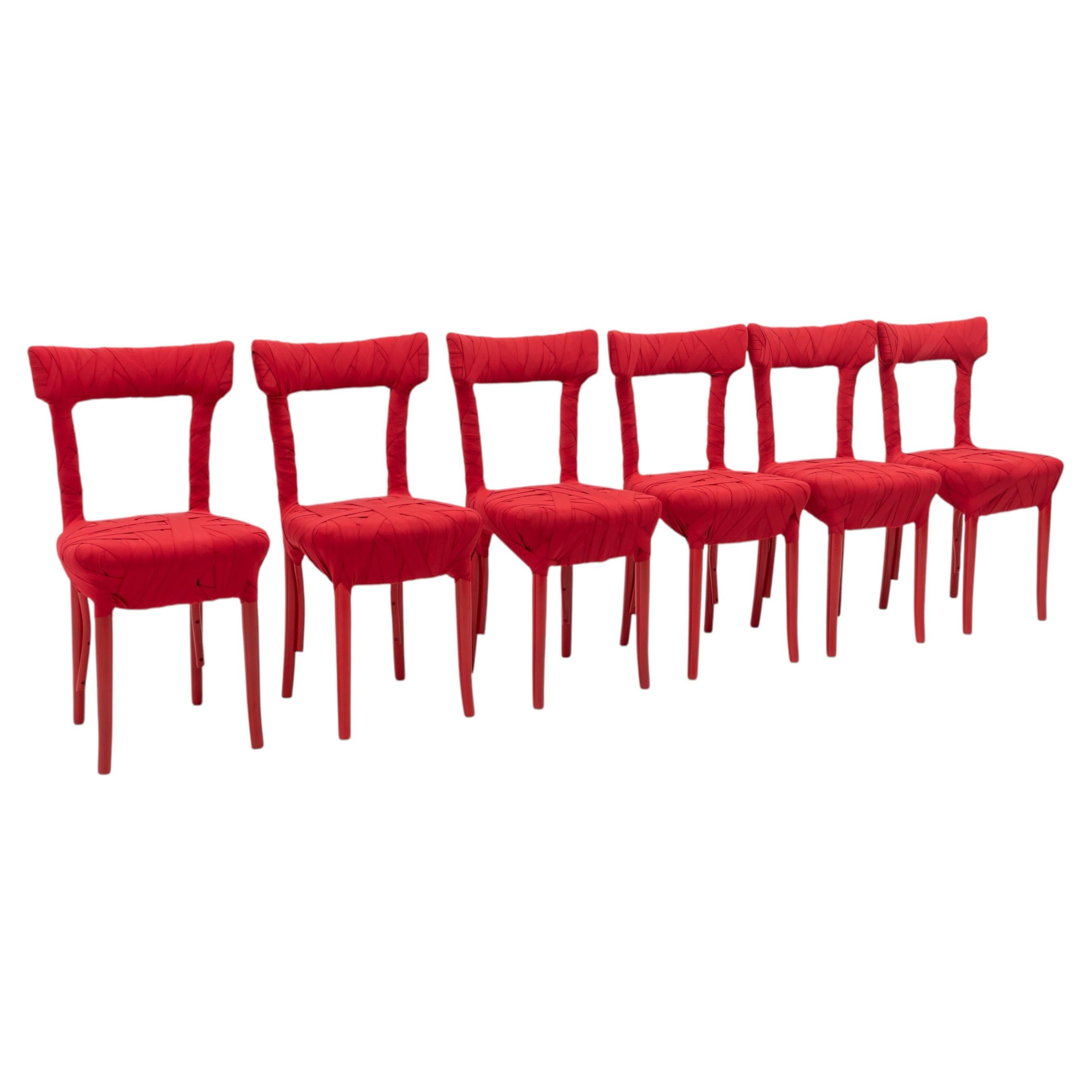 Mummy Chairs by Peter Traag for Edra, Italy - 2007 For Sale