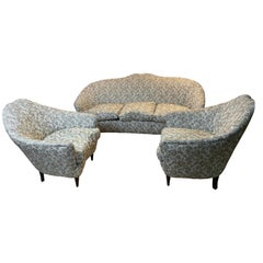Sofá Munari y 2 sillones