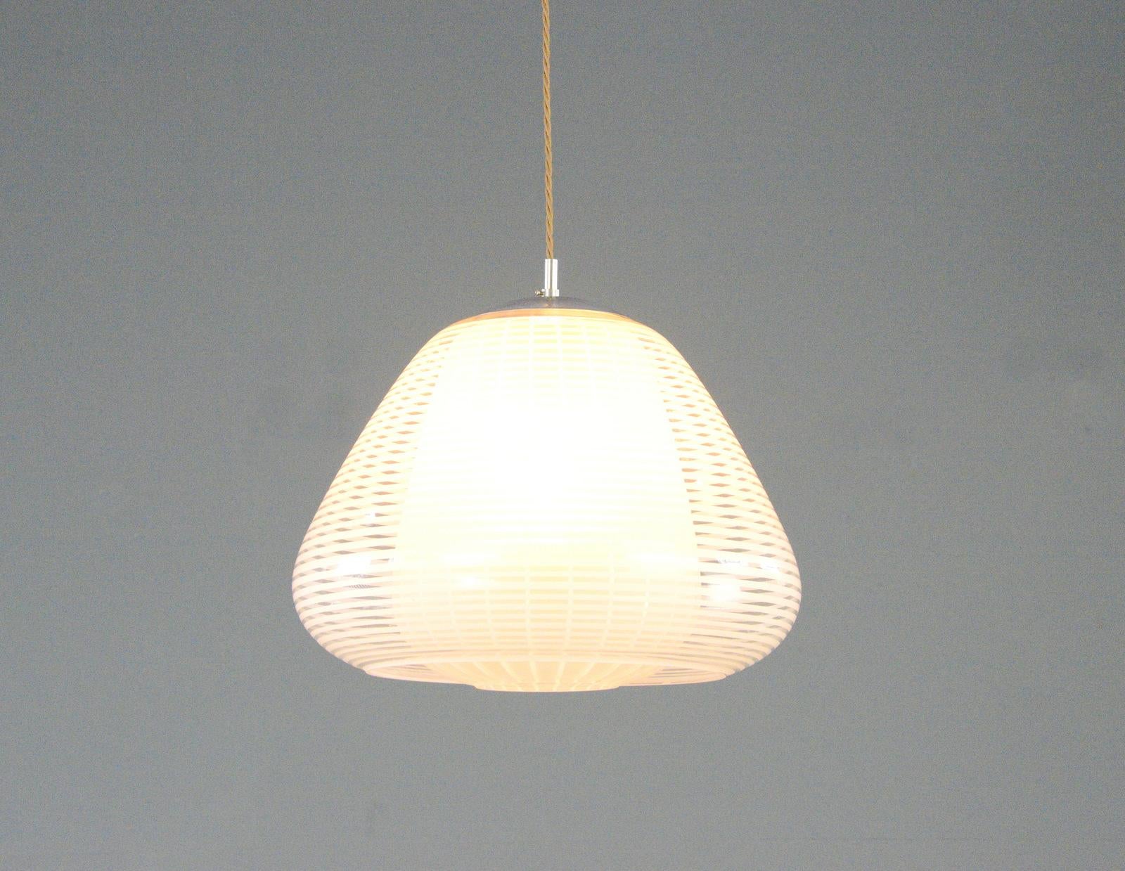 Mid-20th Century Munchen Pendant Light By Wilhelm Wagenfweld For Peill & Putzler