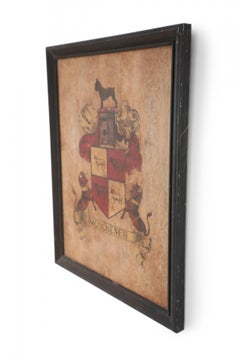 Munchener Painted Coat of Arms with Giant Schnauzer