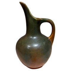 Muncie Pottery Pitcher Ewer Matte Arts & Crafts