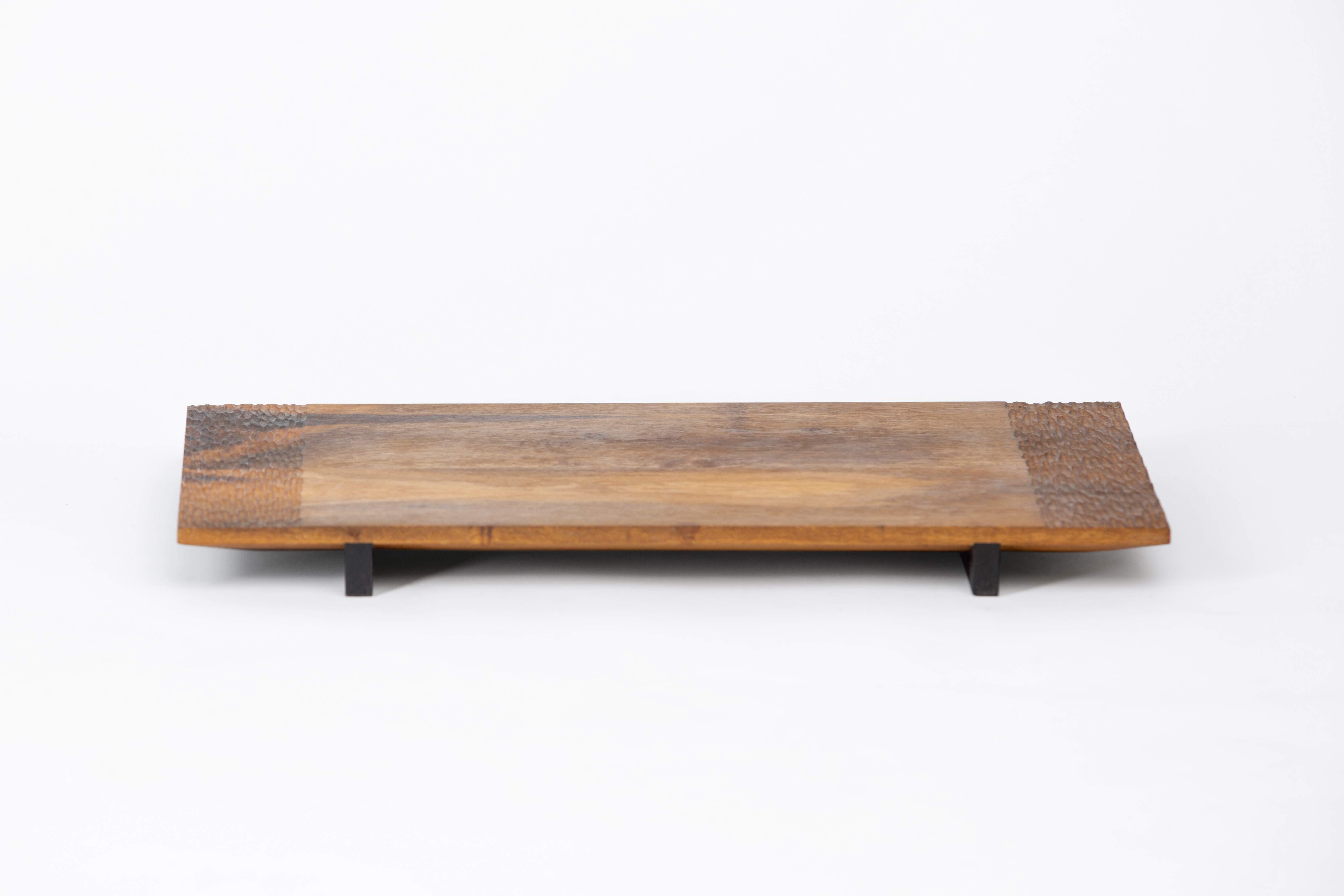 Mundaú Tray Table in Solid Wood In New Condition For Sale In São Paulo, SP