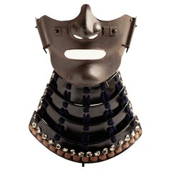 Munechika Ryubu Menpo Half Mask for Samurai Armor