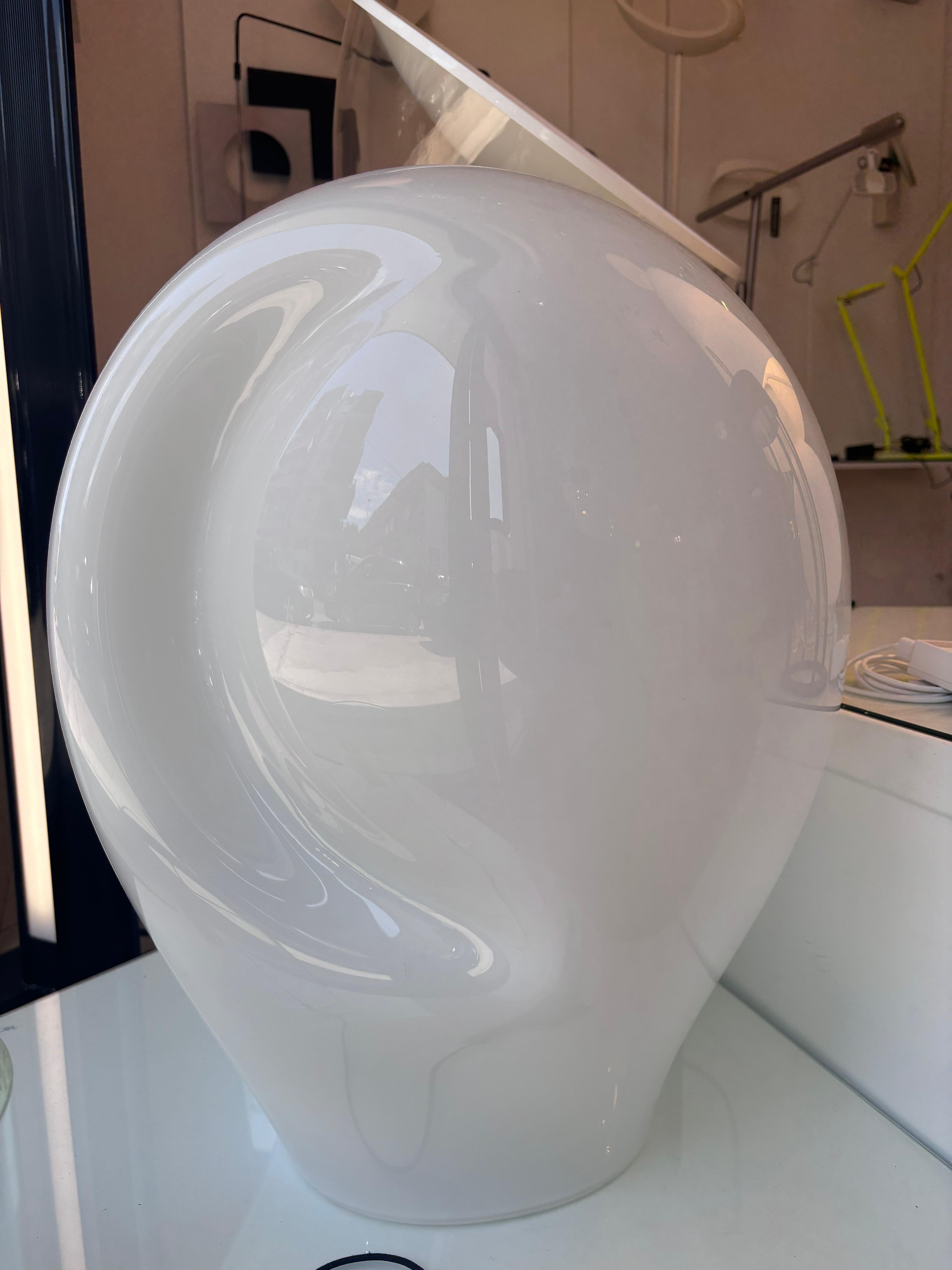 Munega Vistosi Big Table Lamp in Murano’s Glass 1970’s In Good Condition In Taranto, IT