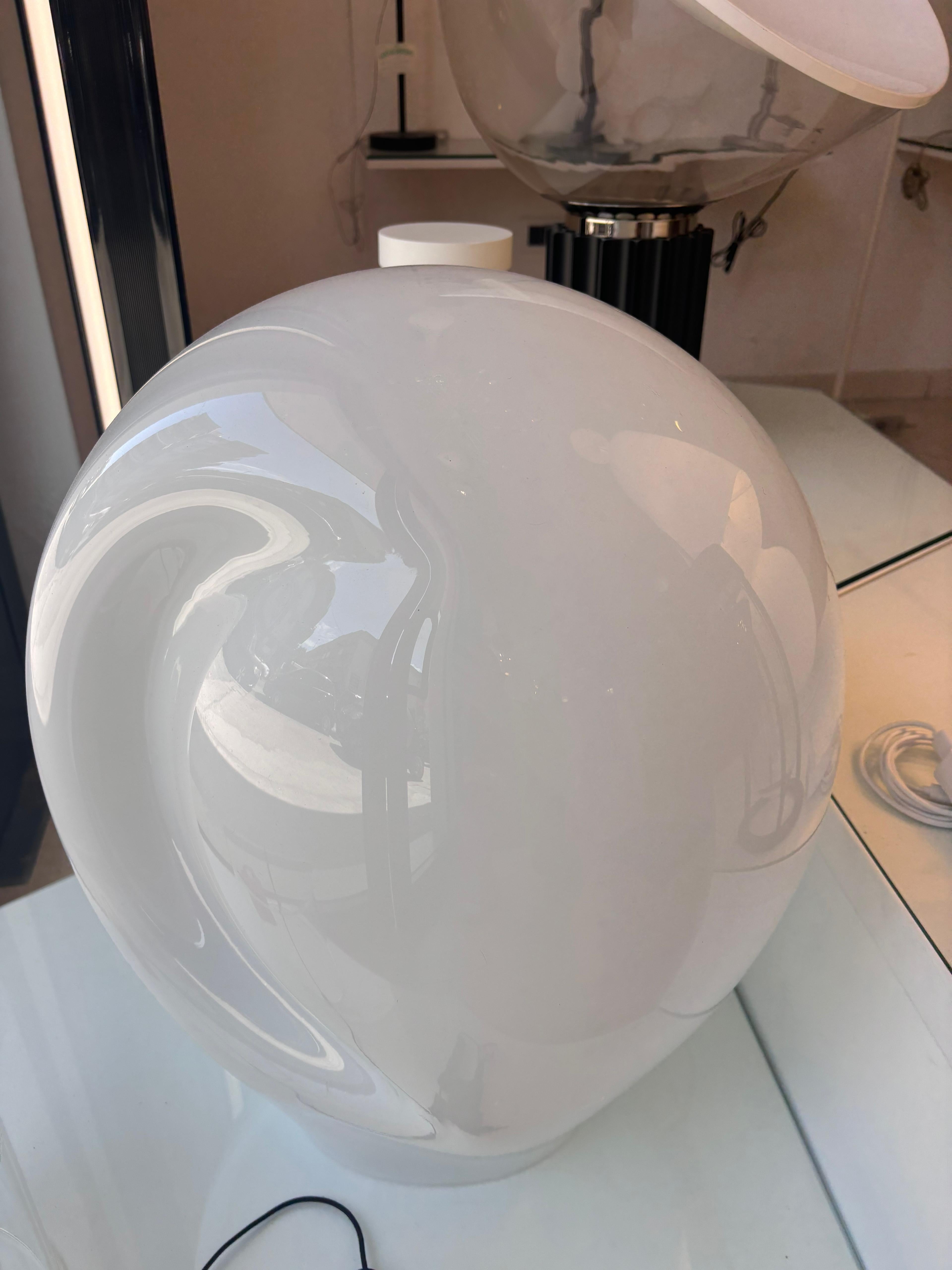 Murano Glass Munega Vistosi Big Table Lamp in Murano’s Glass 1970’s
