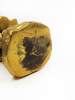 Munich Girl in Gilt Bronze by Bailly Charles Eloy (French 1830-1895)