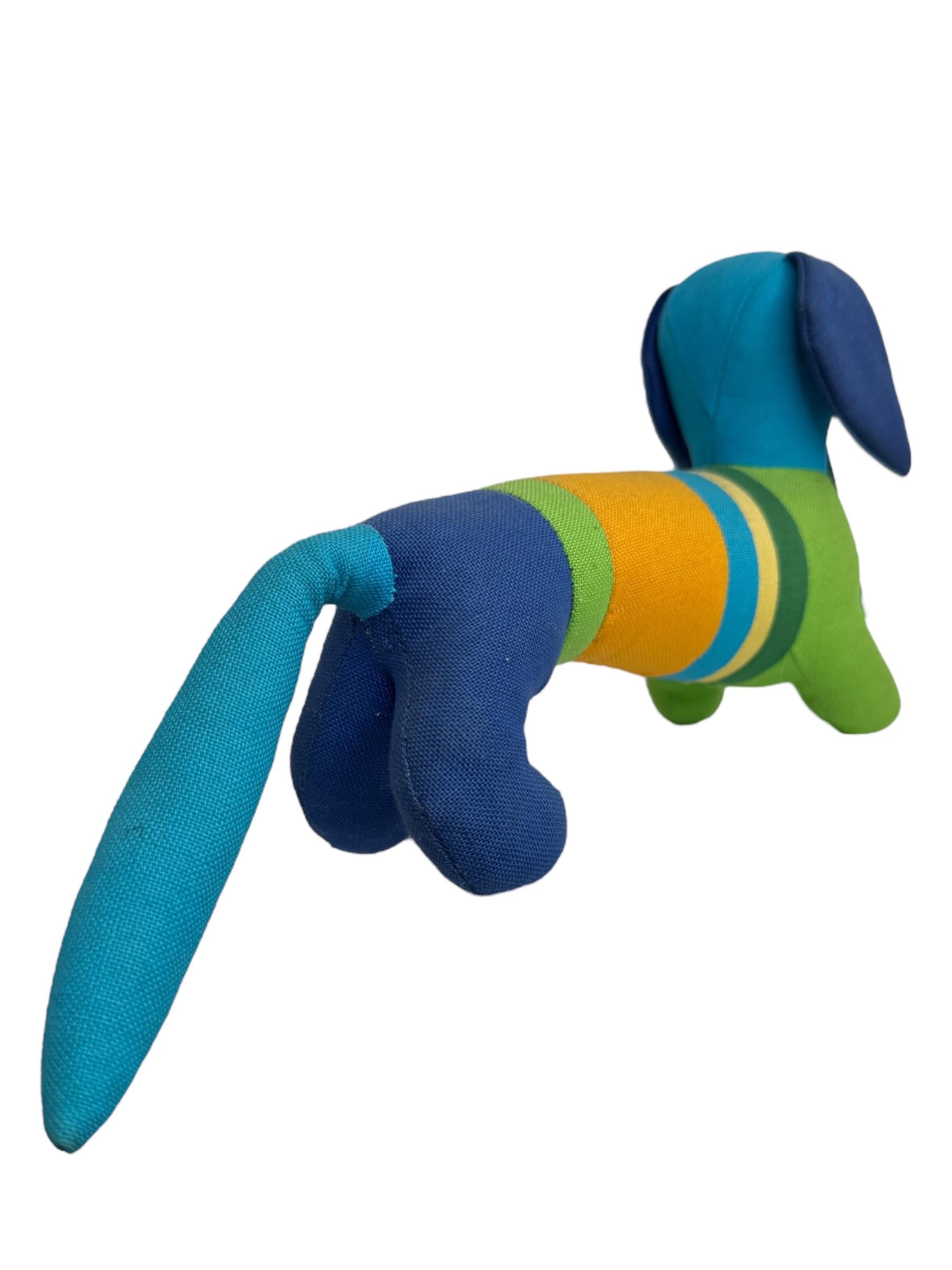 Late 20th Century Munich Olympic Games 1972 Mascot Waldi Dog Dachshund by Schuco, Vintage German
