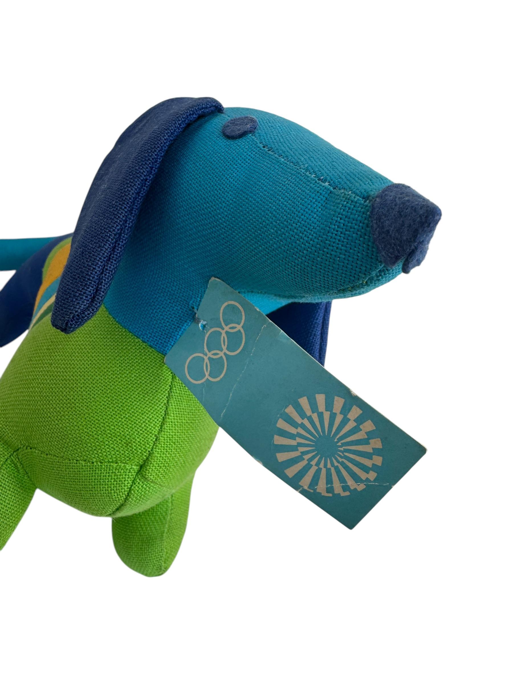 Munich Olympic Games 1972 Mascot Waldi Dog Dachshund by Schuco, Vintage German 3