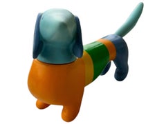 Munich Olympic Games 1972 Rubber Mascot Waldi Dog Dachshund Vintage German