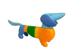 Munich Olympic Games 1972 Rubber Mascot Waldi Dog Dachshund Vintage German