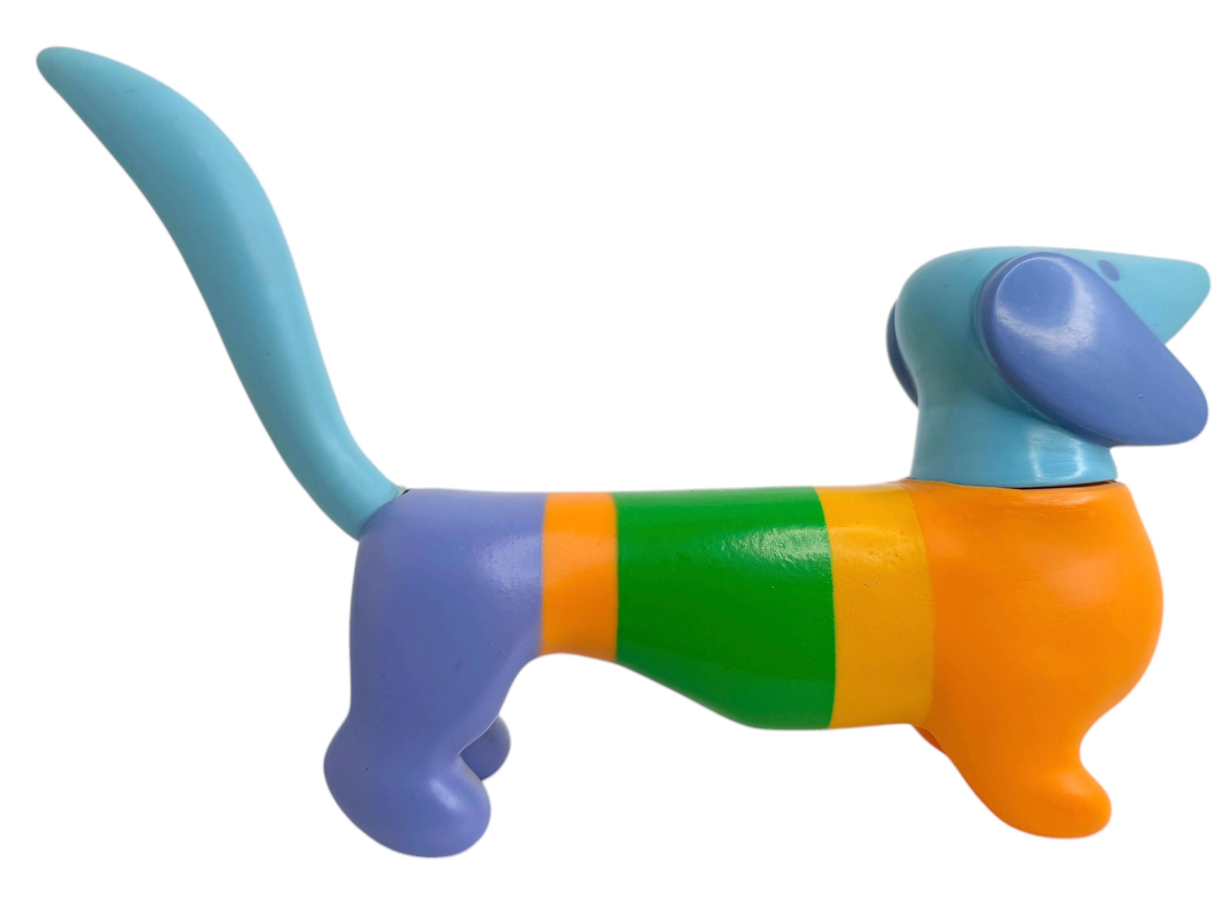 Munich Olympic Games 1972 Rubber Mascot Waldi Dog Dachshund Vintage German In Good Condition In Nuernberg, DE