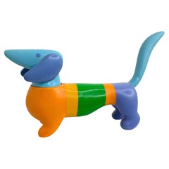 Munich Olympic Games 1972 Rubber Mascot Waldi Dog Dachshund Vintage German