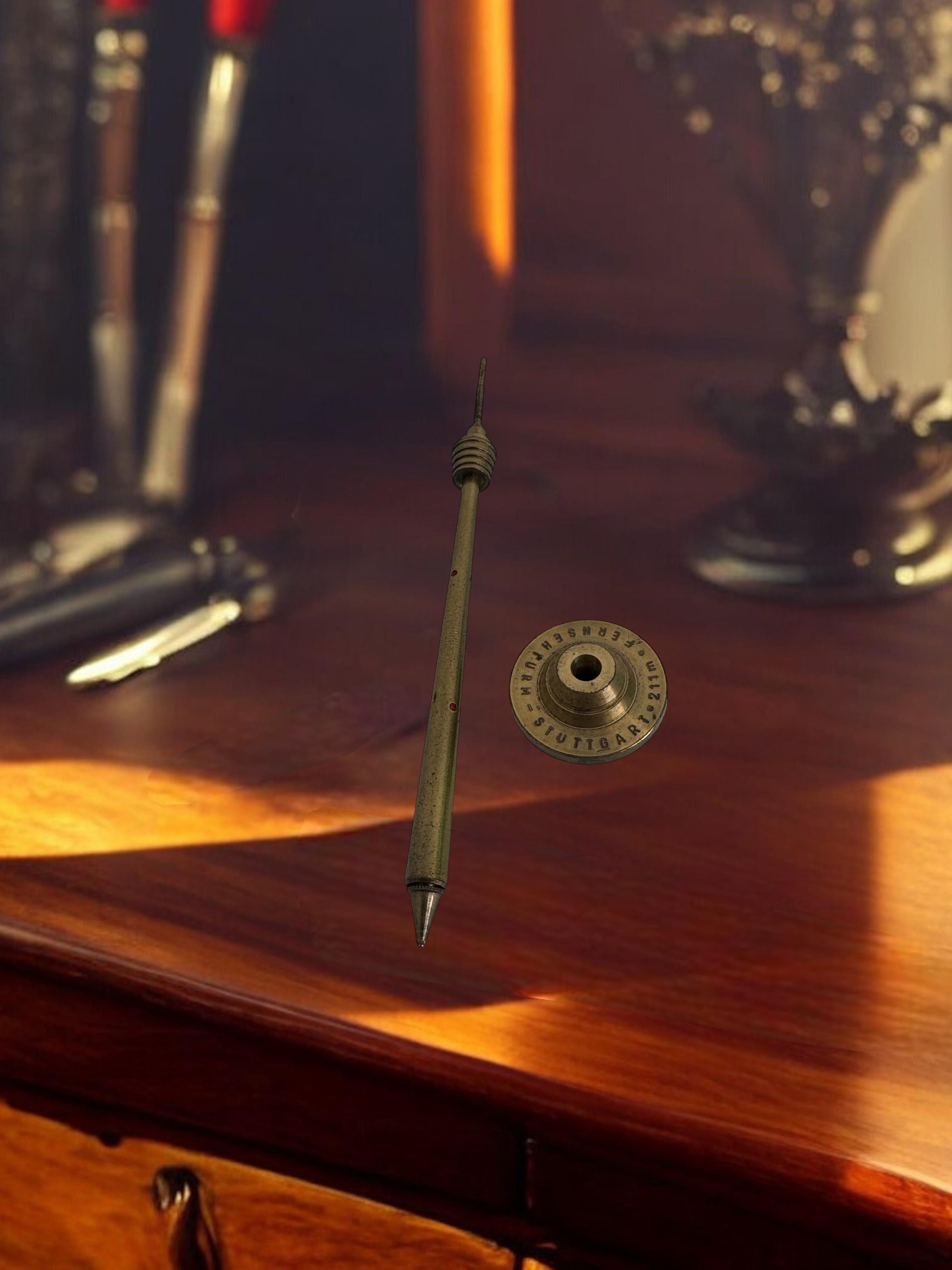 Munich Olympic Souvenir Spoon, Stuttgart TV Tower Souvenir Pen, Germany 1970s For Sale 9