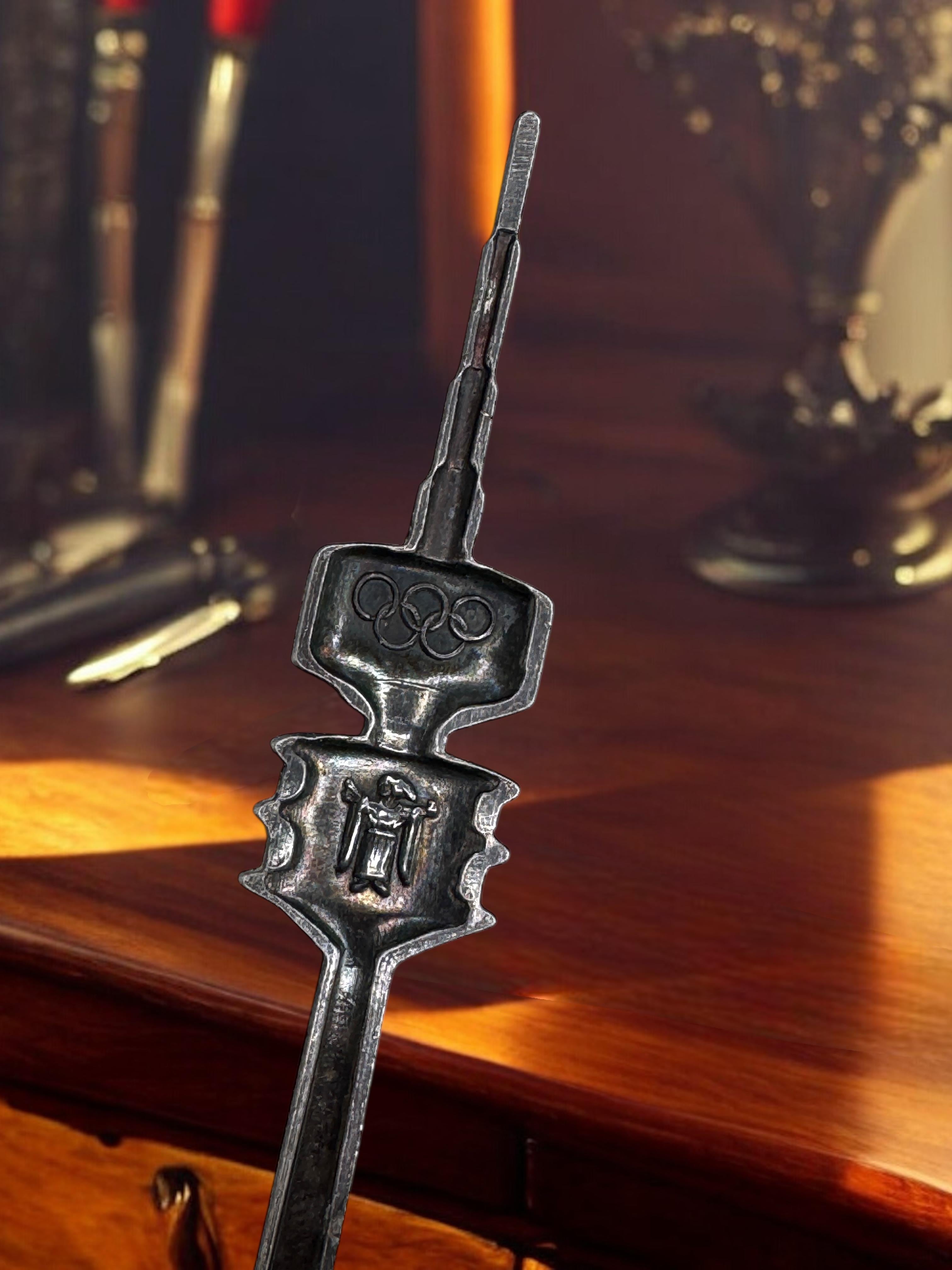 Munich Olympic Souvenir Spoon, Stuttgart TV Tower Souvenir Pen, Germany 1970s For Sale 10