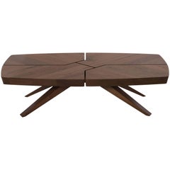 Munjoy Coffee Table, Handcrafted, Modern