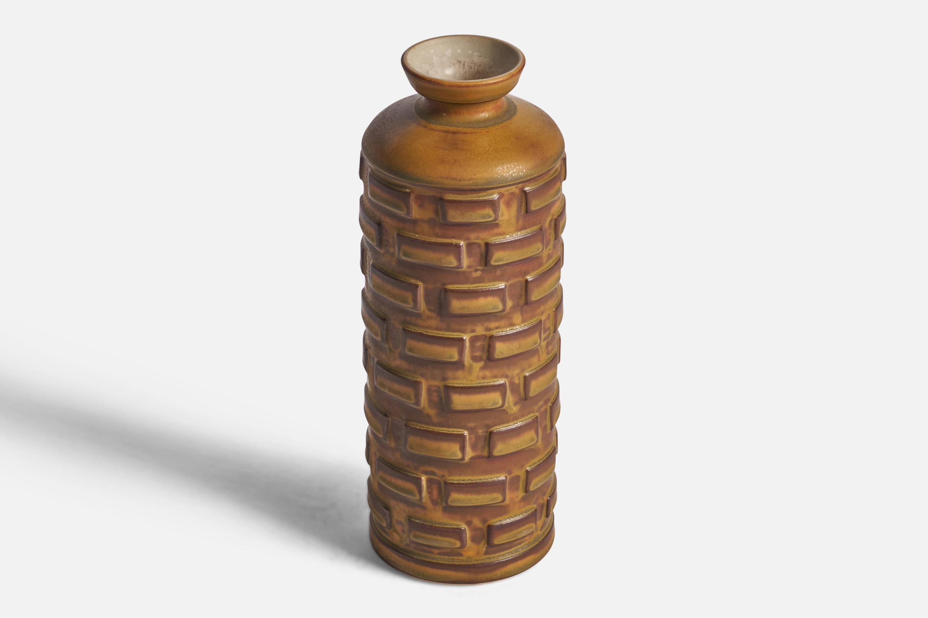 Munk Keramik, Vase, Steingut, Schweden, 1960er Jahre (Moderne der Mitte des Jahrhunderts) im Angebot