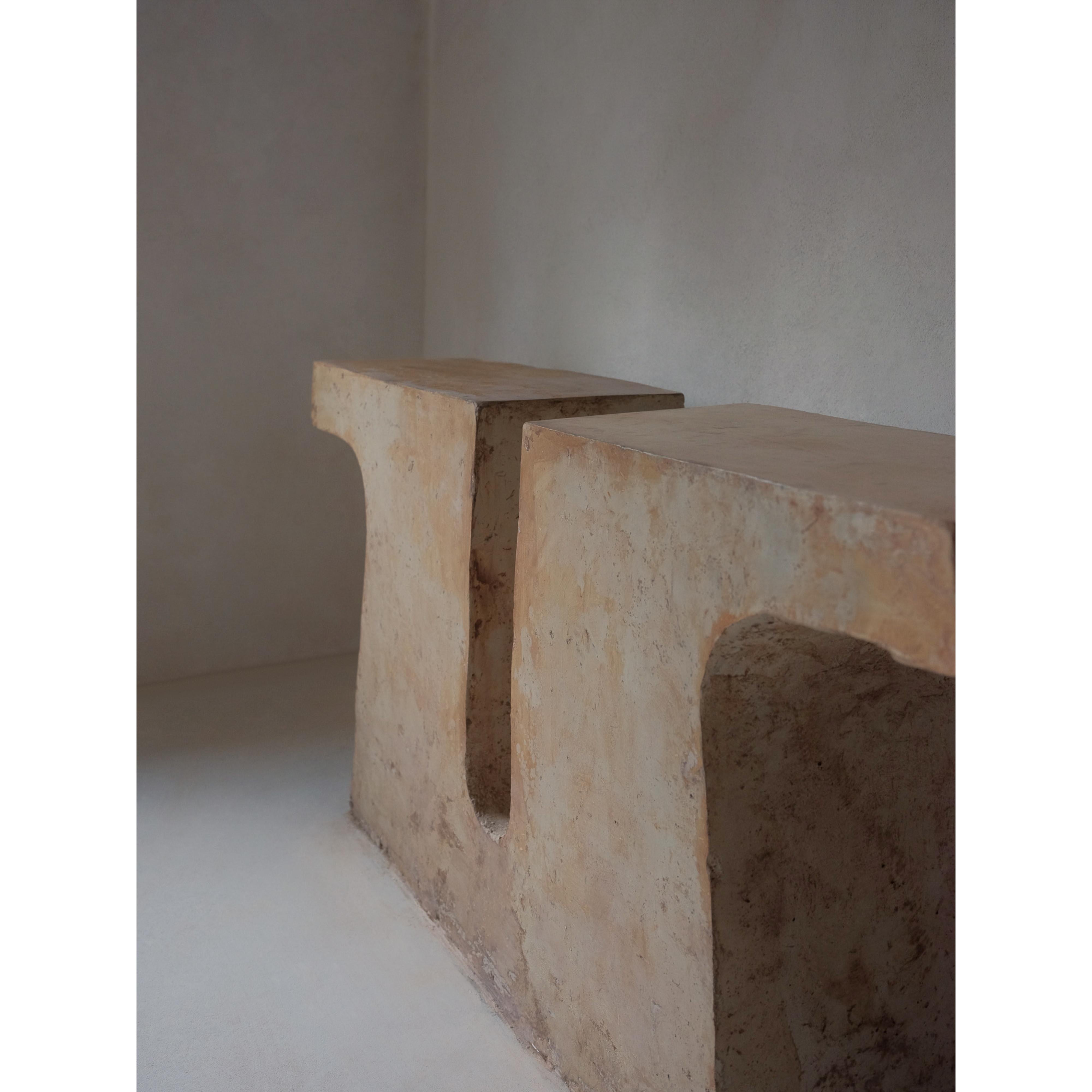 Munk, Unique Console in Hemp Crete by Lucas Tyra Morten im Angebot 2