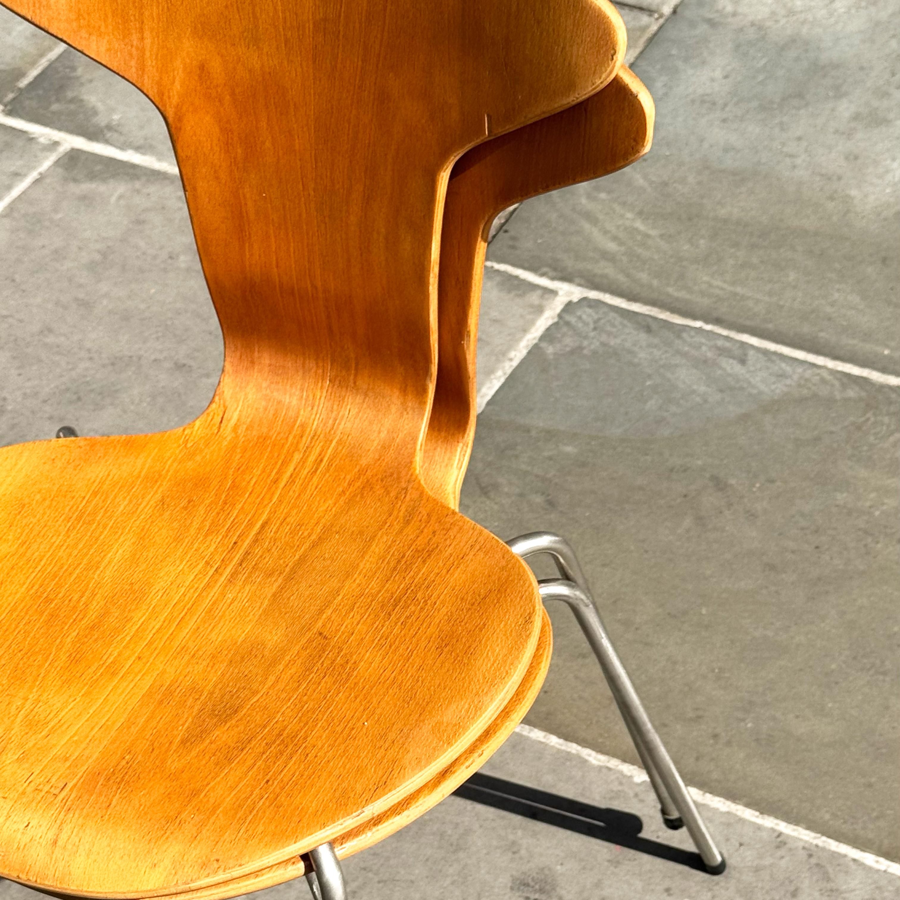 Steel Munkegaard School Desks & Chairs Arne Jacobsen, 1956 For Sale