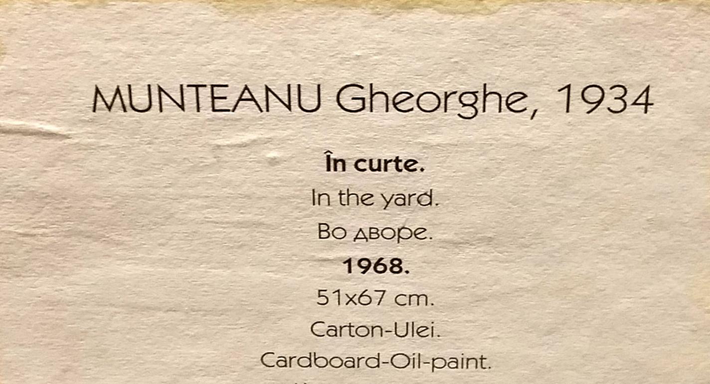 Munteanu Gheorghe, Ölgemälde, 20. Jahrhundert, Munteanu Gheorghe im Angebot 10