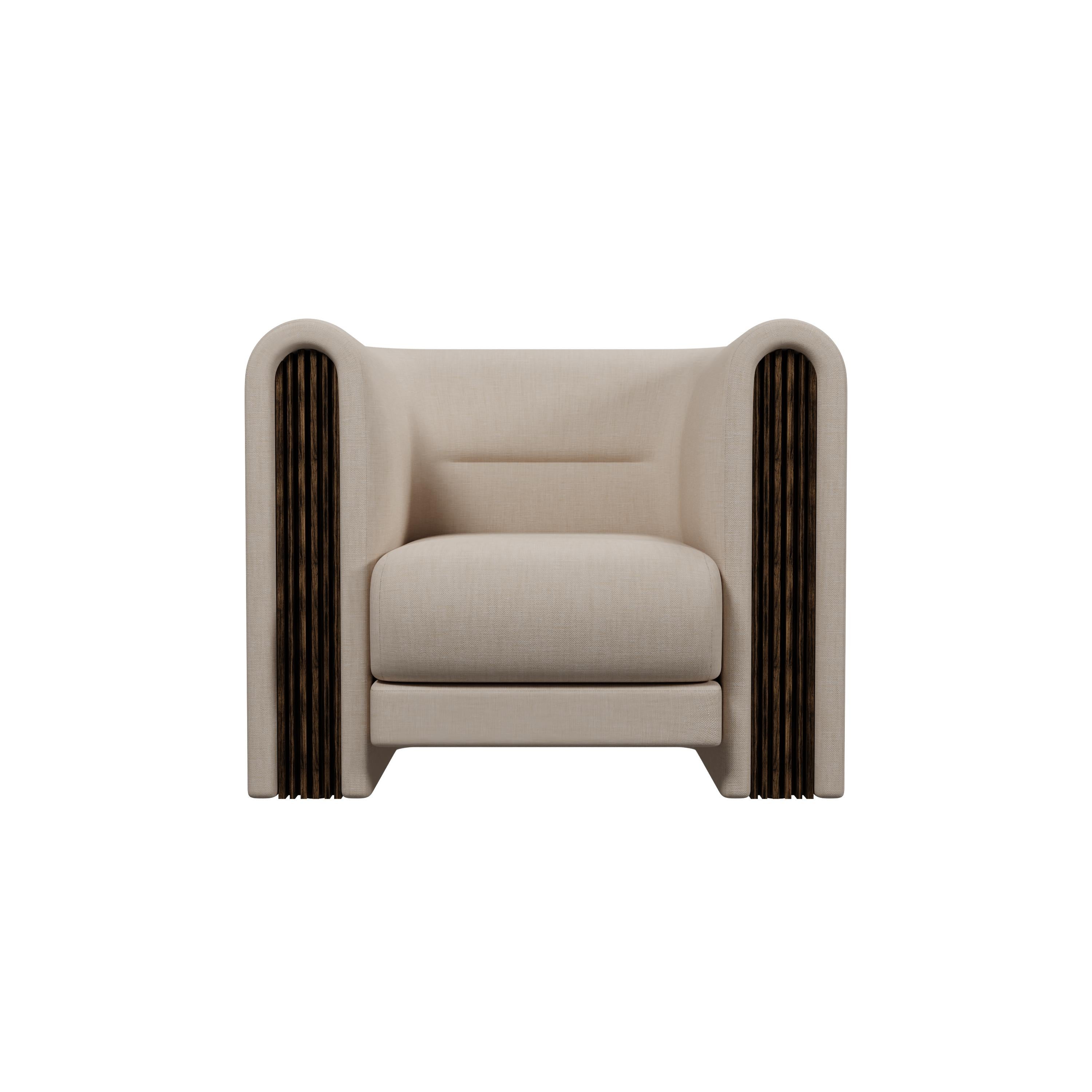 Découvrez MUNU, une réinterprétation exquise du légendaire Chesterfield, méticuleusement conçu pour les connaisseurs de l'élégance intemporelle et du goût raffiné. Ce fauteuil transcende les meubles ordinaires, fusionnant l'héritage du design